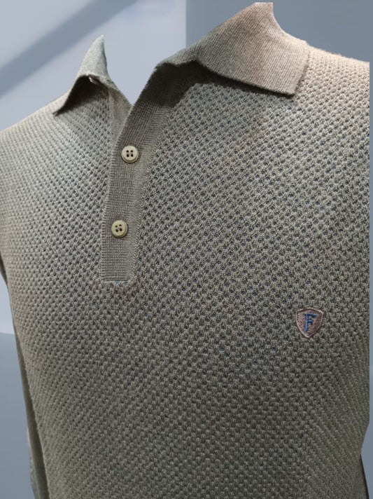 PULL COL POLO MARRON  FILPUCCI 23504.189