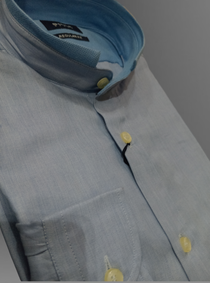 CHEMISE MANCHES LONGUES COL OFFICIER SMILE