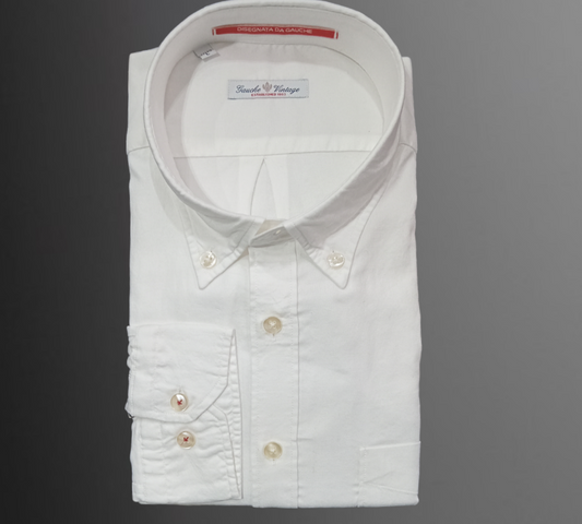 CHEMISE BLANCHE SLIM FIT CASUAL GAUCHE