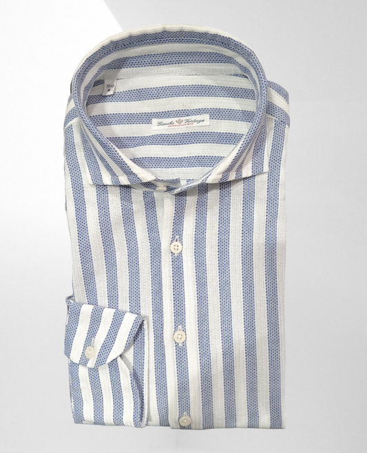 Chemise manches longues slim à rayures GAUCHE SPORT
