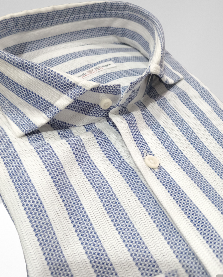 Chemise manches longues slim à rayures GAUCHE SPORT