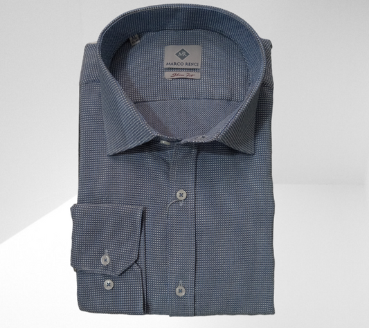 CHEMISE MANCHES LONGUES SLIM FIT STRETCH MARCO RENCI