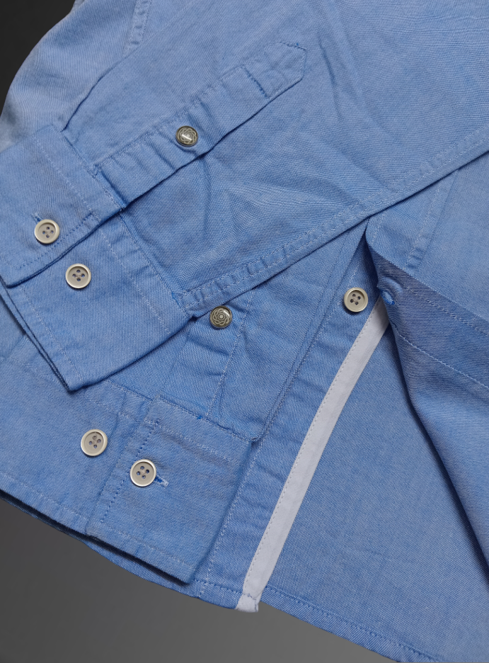 CHEMISE MANCHES LONGUES ICEBOYS BLEUE