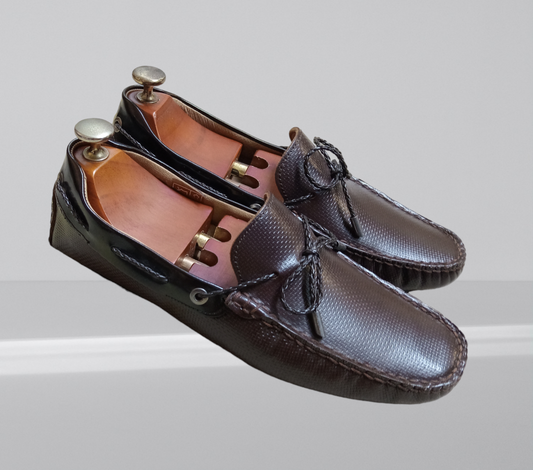 MOCASSIN EN CUIR MARRON LUCCI VERROSI 6001-812