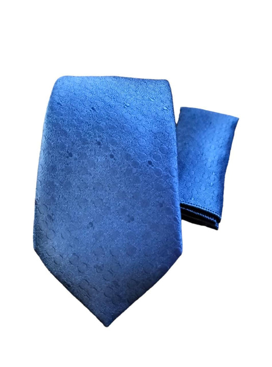 CRAVATE BLEUE SLIM P.CAVELLI