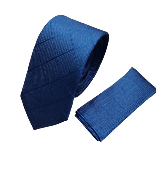 CRAVATE LOSANGE  SLIM AVEC POCHETTE