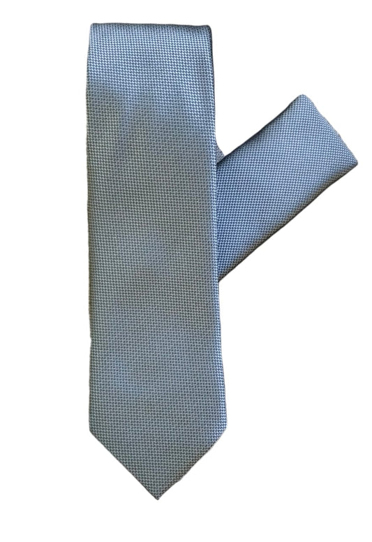 CRAVATE GRISE AVEC POCHETTE