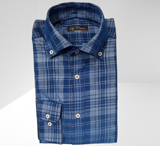 Chemise en velours regular PISANO